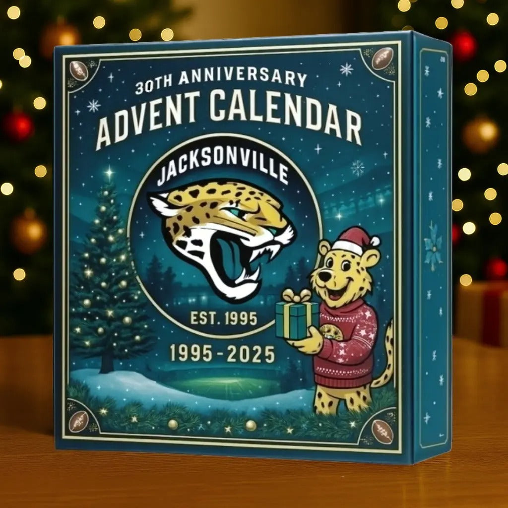 DISCOUNT 60% Jacksonville Jaguars 30th Anniversary 2025 Advent Calendar BQH