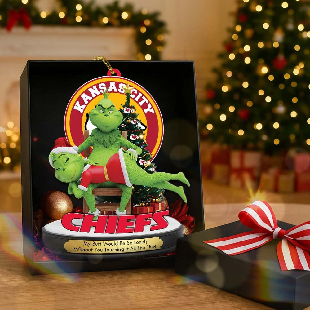 KCC Premium NFL x Grinch Acrylic Ornament DDT NTL