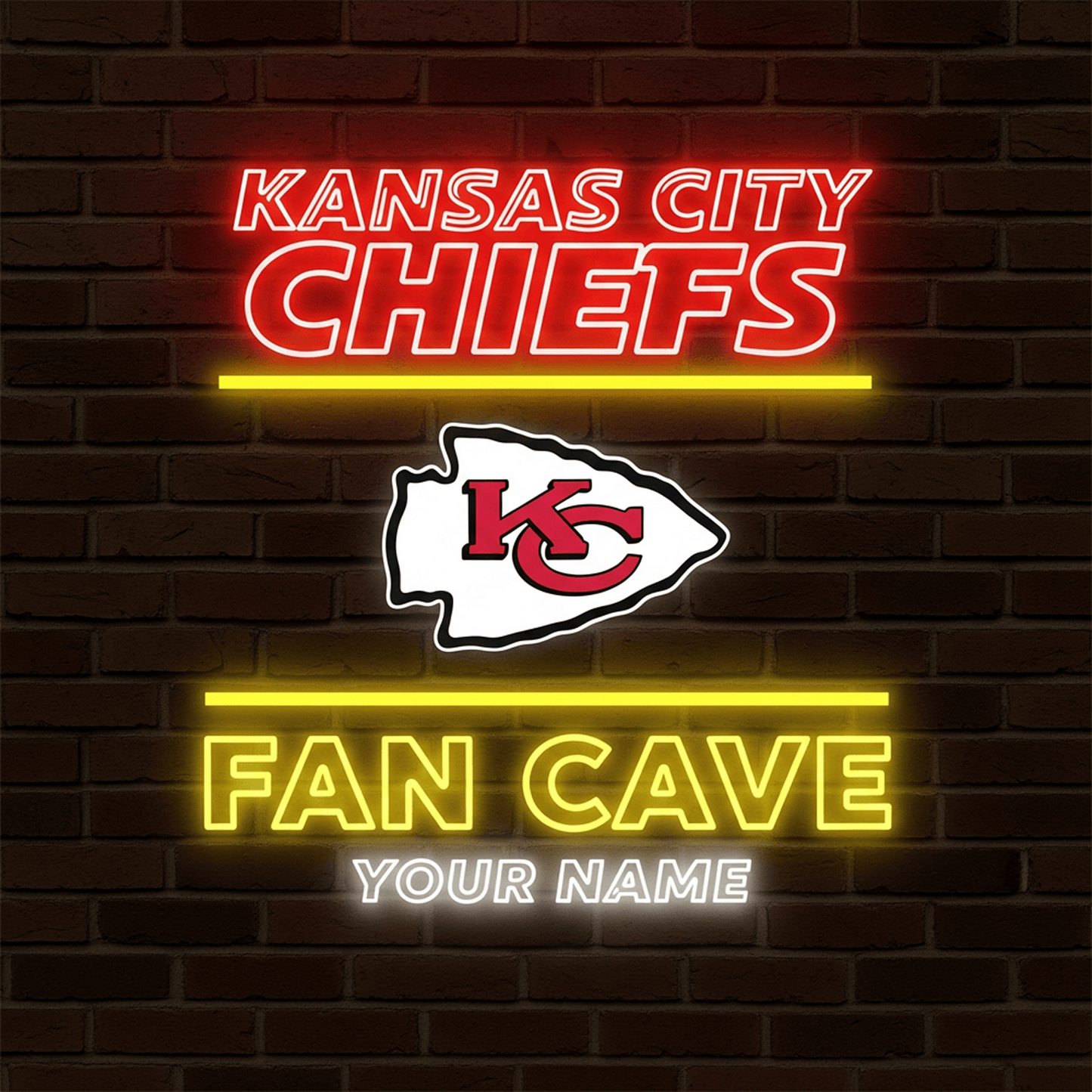 KCC x NFL PREMIUM LED LIGHT WALL DECOR DATND TANTD