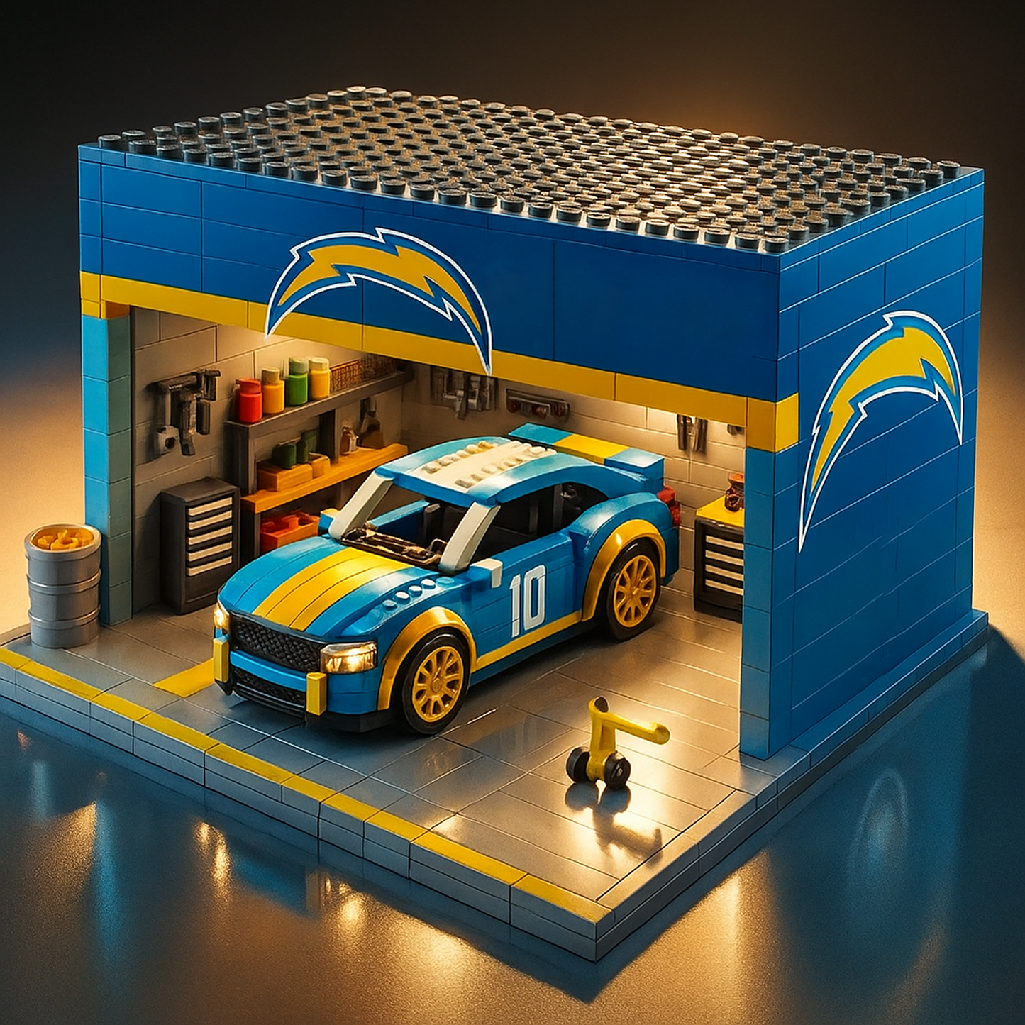 LAC x NFL Garage Building Blocks Set DATND TANTD