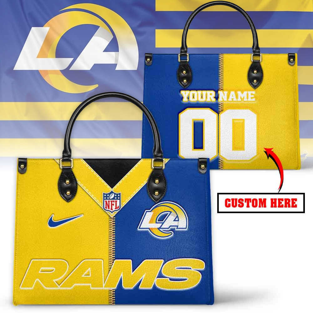 LAR NFL Jersey Leather Handbag DDT NTL