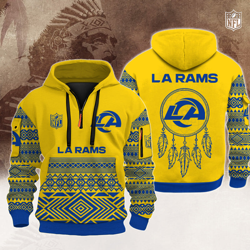 LAR Premium NFL Native American Hoodie DDT HLPHUONG