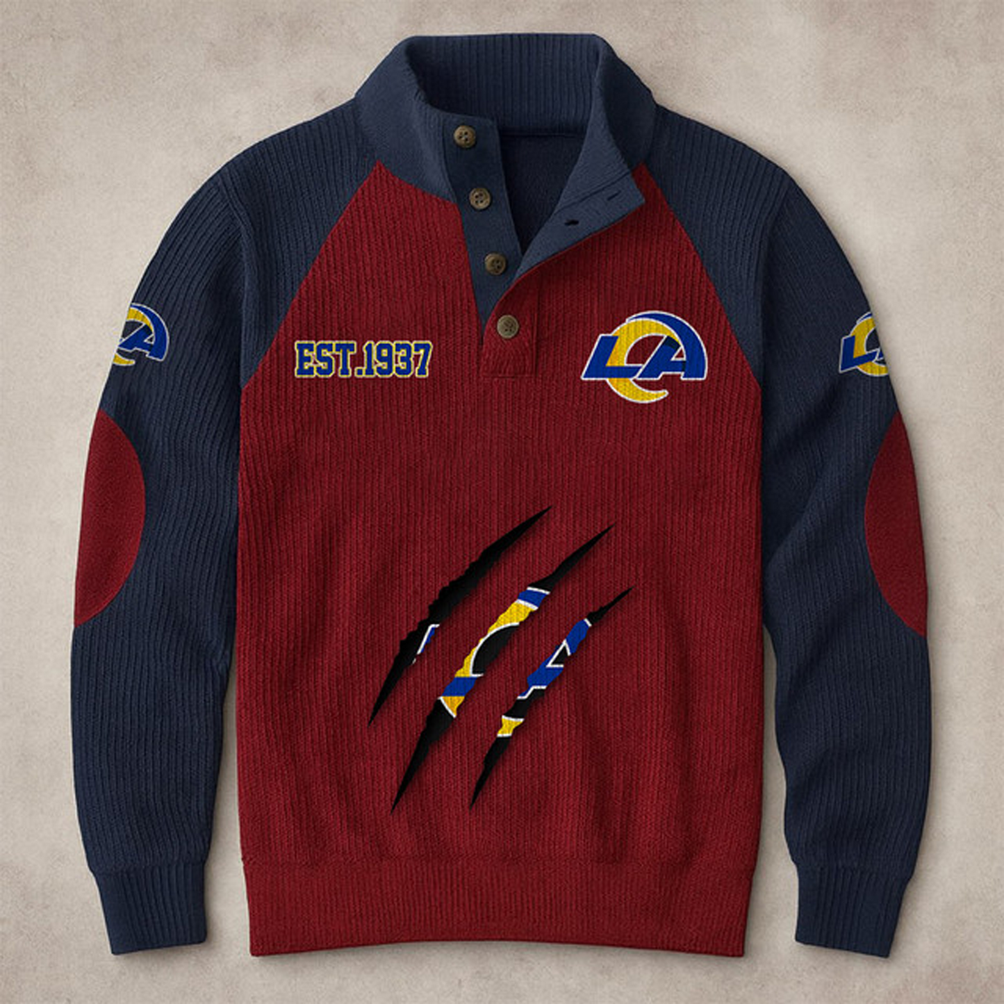 LAR X NFL corduroy colorblock long sleeves V1 NAK THUONGNH