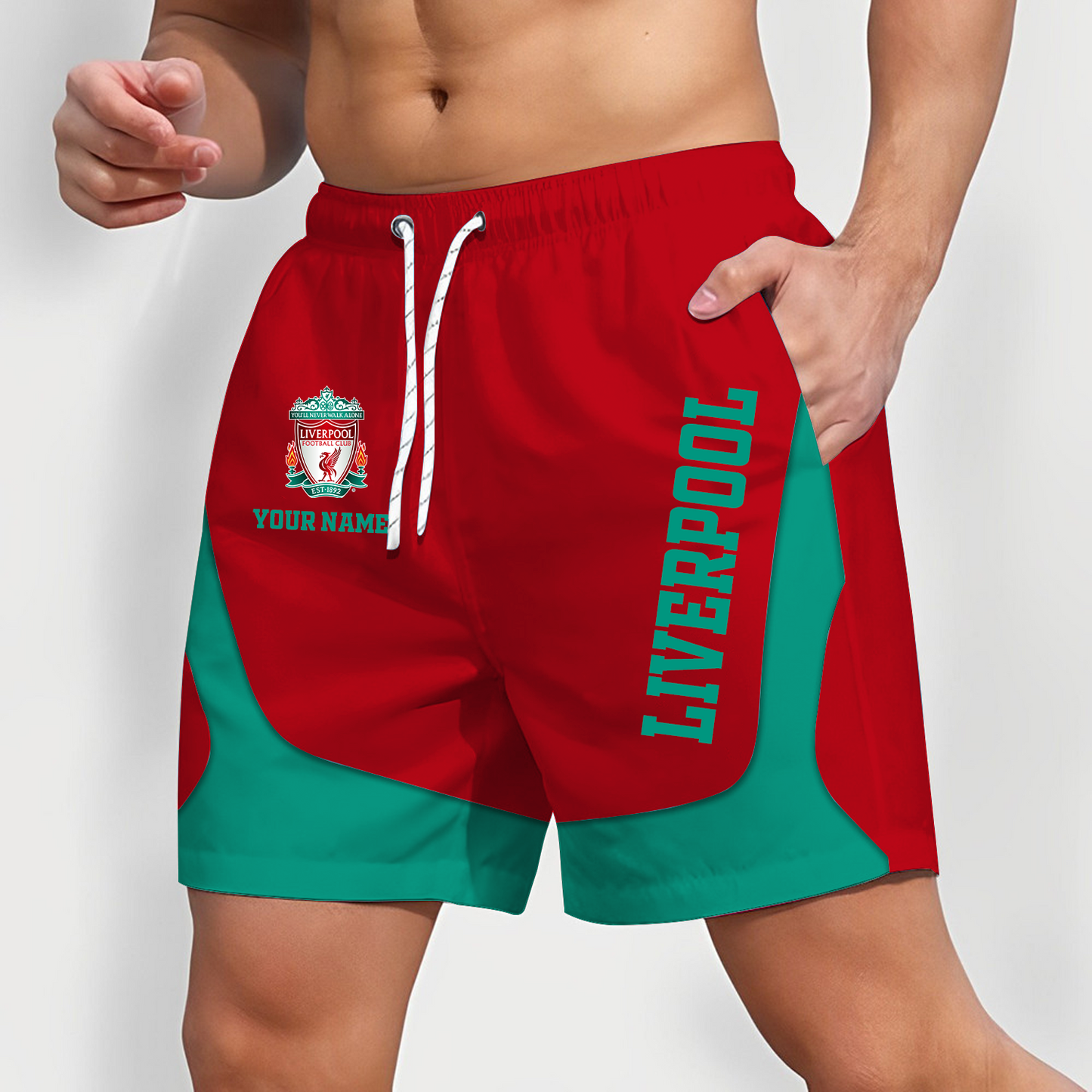 LIV x EPL Team Special Short Pants For Men Custom Name Gifts DATND TANTD