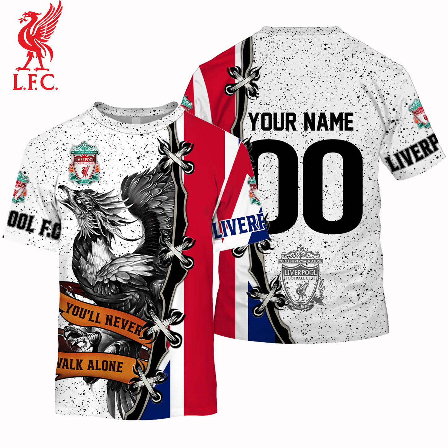 LIV x EPL UK Flag Mascot Design Shirt DDT CTND