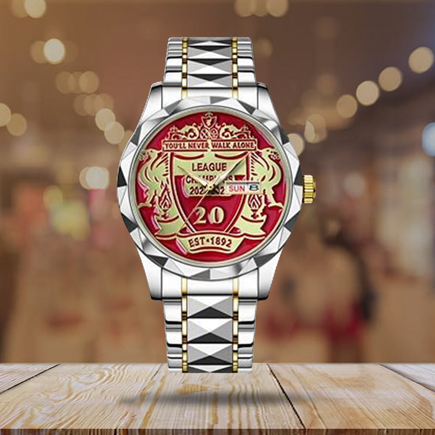 LIV 20 x RL Alloy Luxury Quartz Watch DATND TANTD