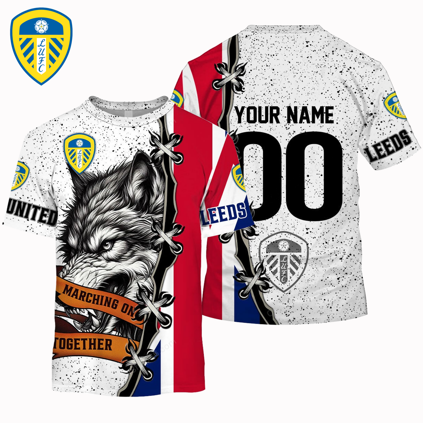 LU x EPL UK Flag Mascot Design Shirt DDT CTND