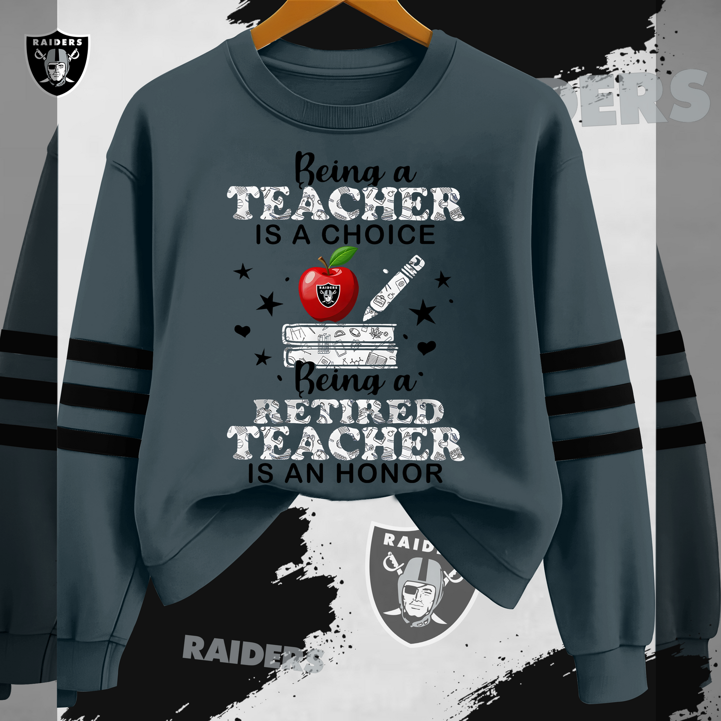 LVR Premium NFL Teacher Honor 3D Sweatshirt DDT HLPHUONG