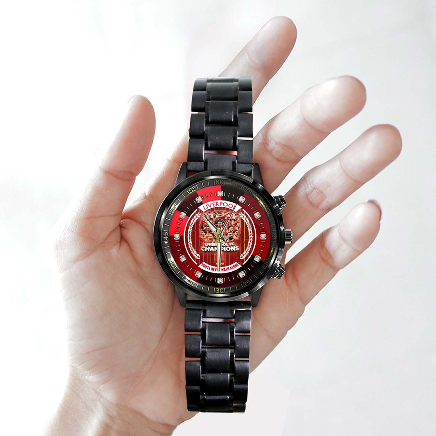 LIV Black Stainless Steel Watch NDD