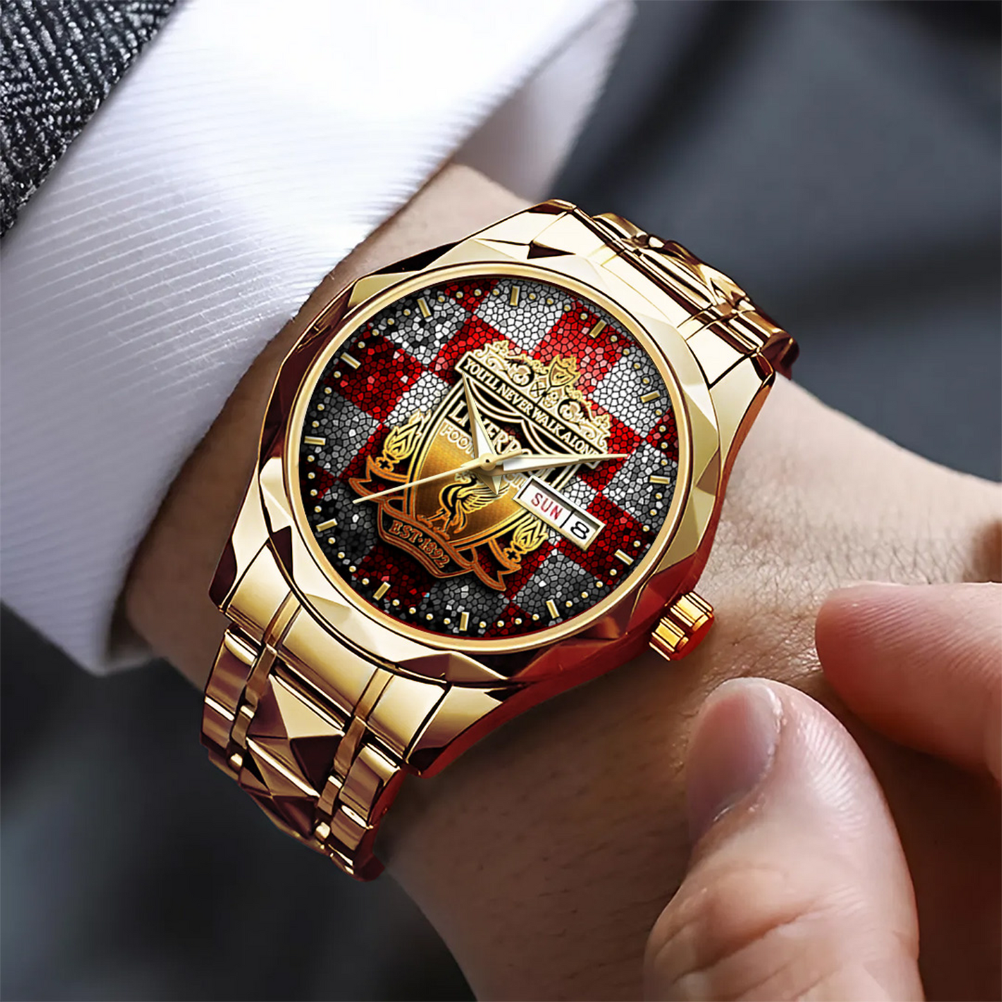 Liv FC x RL Alloy Luxury Quartz Watch V3 DATND TANTD
