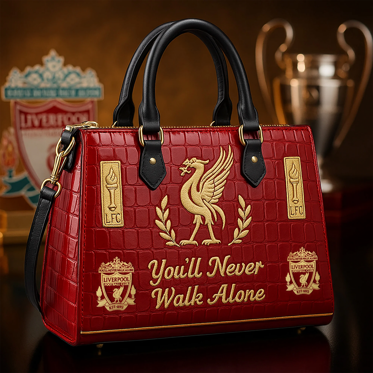 Liverpool Fc You'll Never Walk Alone Handbag 2905 DatND DVT