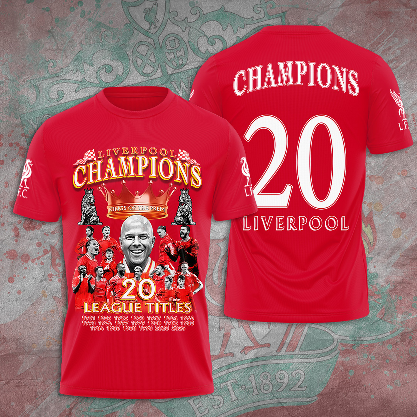 LIV Premier League Champions 2024-25 Season Tshirt V4 NDD