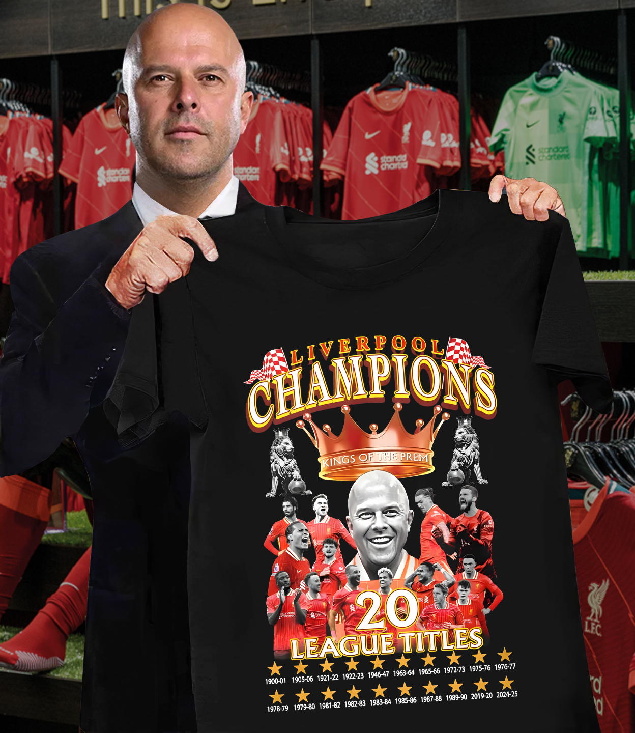 LIV Champions 20 League Titles 2D Shirt NDD