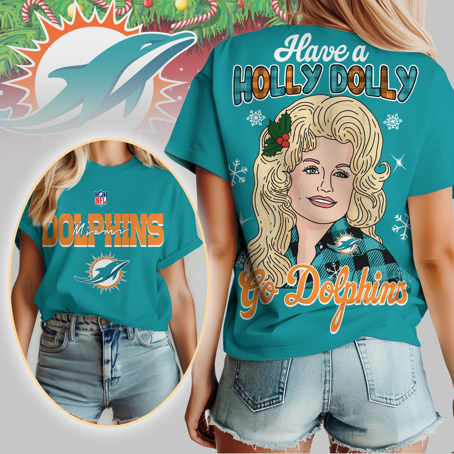 MD Premium NFL Have A Holly Dolly Women Shirt DDT CTND