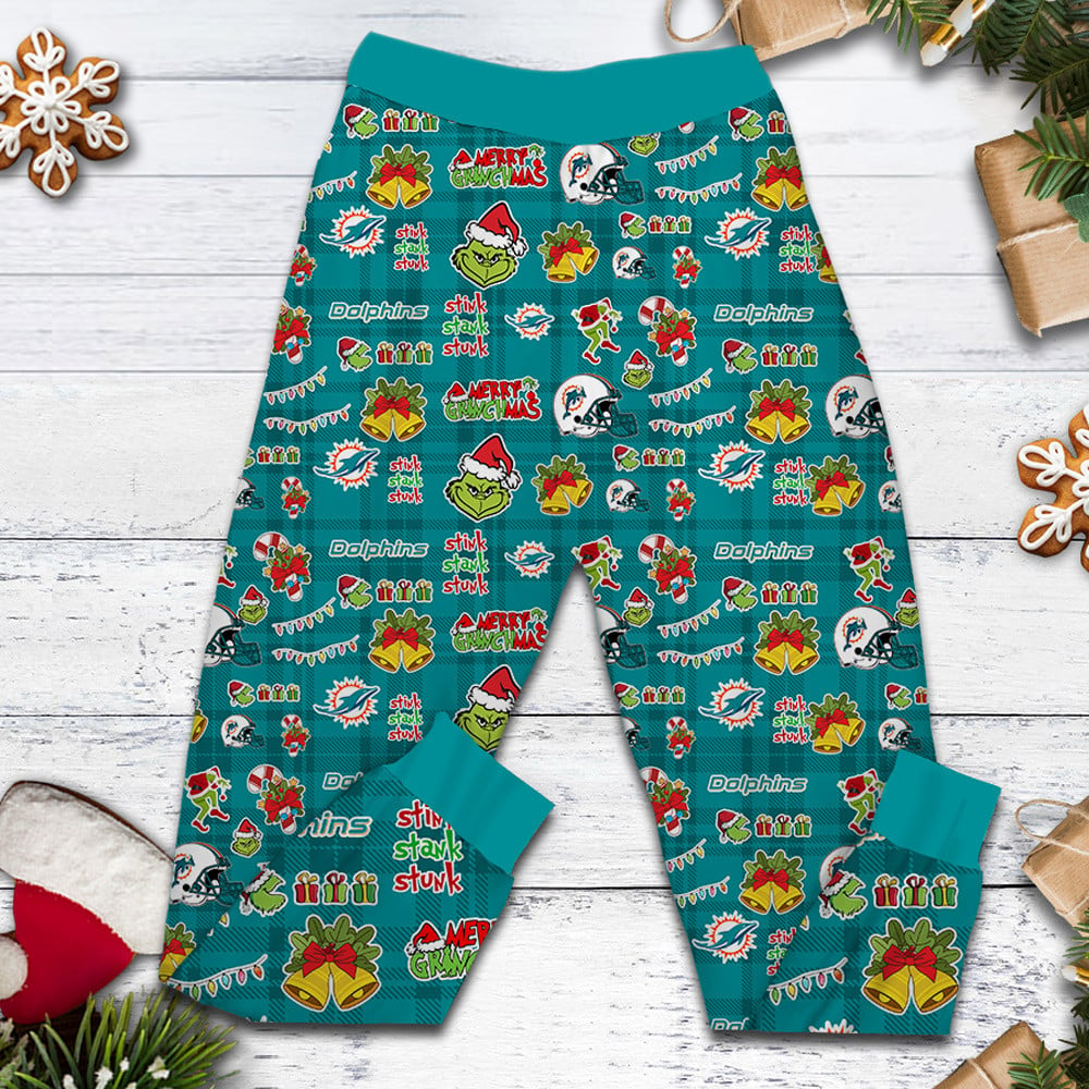 MD Premium NFL They Ain't Us Grinch Pajamas Set DDT CTND