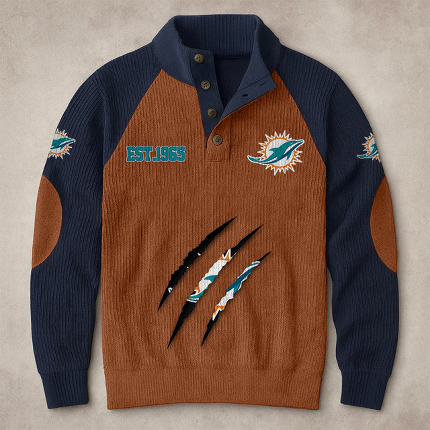 MIA X NFL corduroy colorblock long sleeves V1 NAK THUONGNH