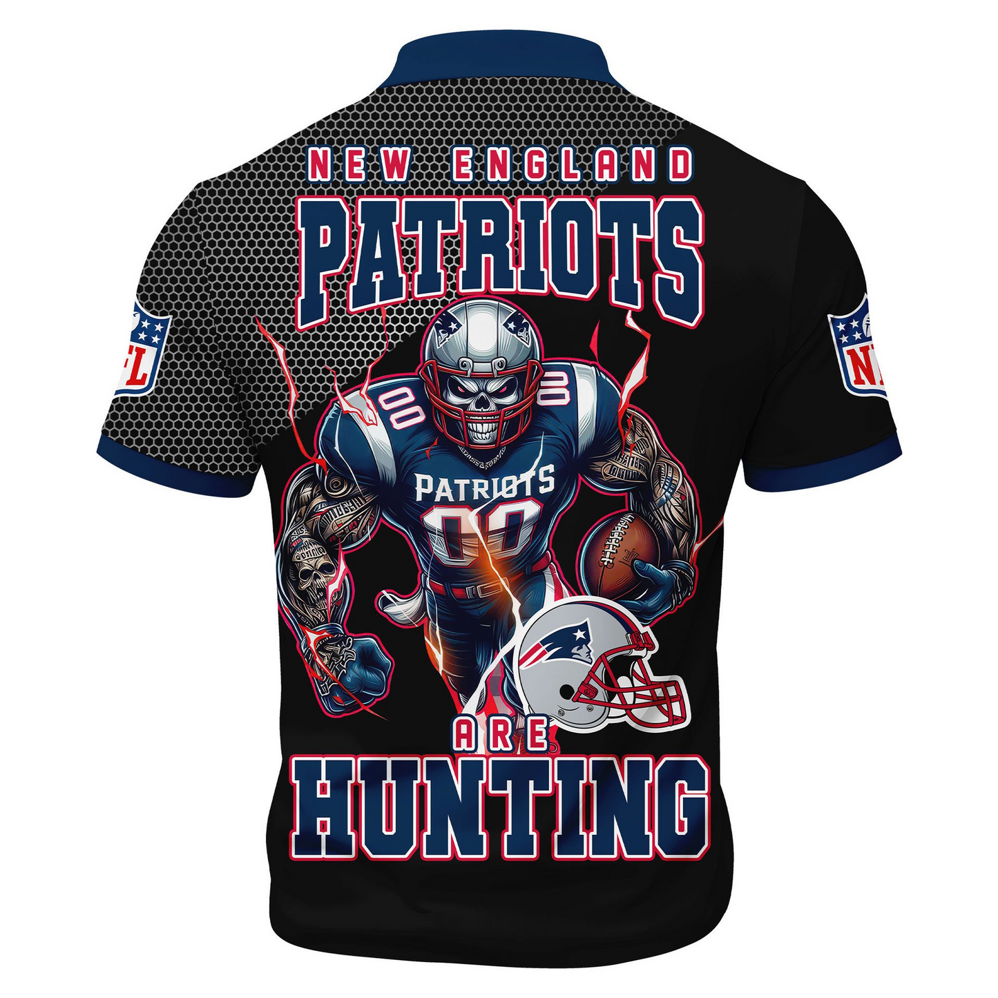 NEP Premium NFL Game Day Polo With Zipper Shirt DDT NTL