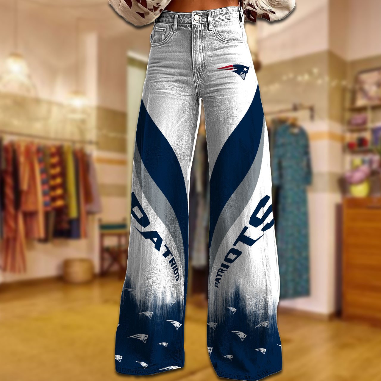 NEP x NFL Women's Casual Wide Leg Pants DATND TANTD 281025