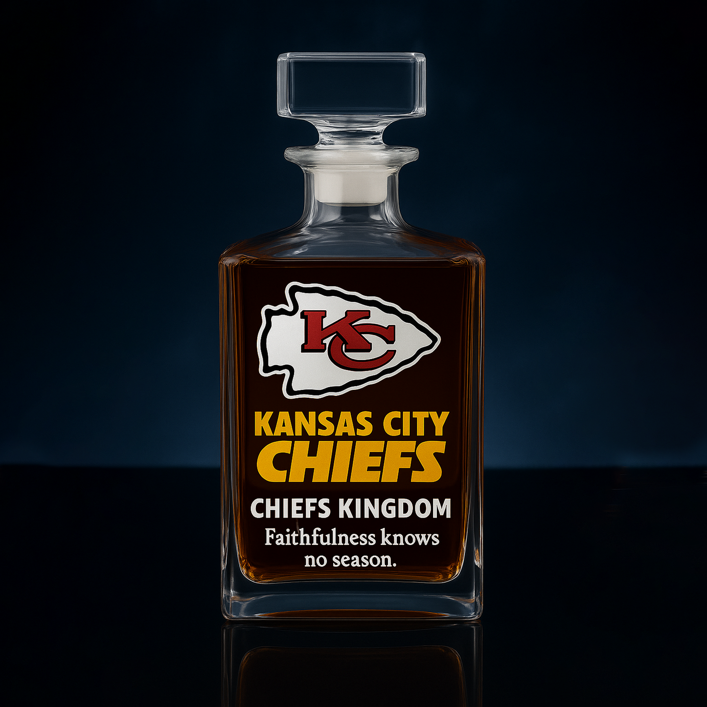 NFL x KC Proud Spirit Whiskey Decanter HLP