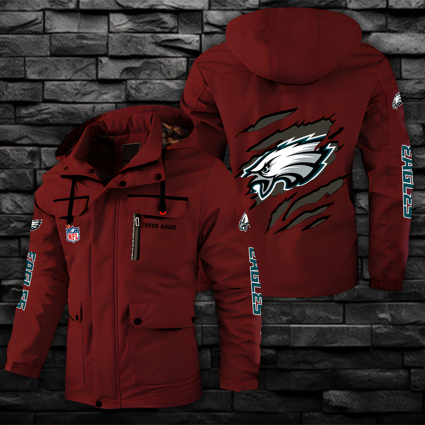 NFL x FE Windbreaker Hooded Jacket V1 NAK NHM