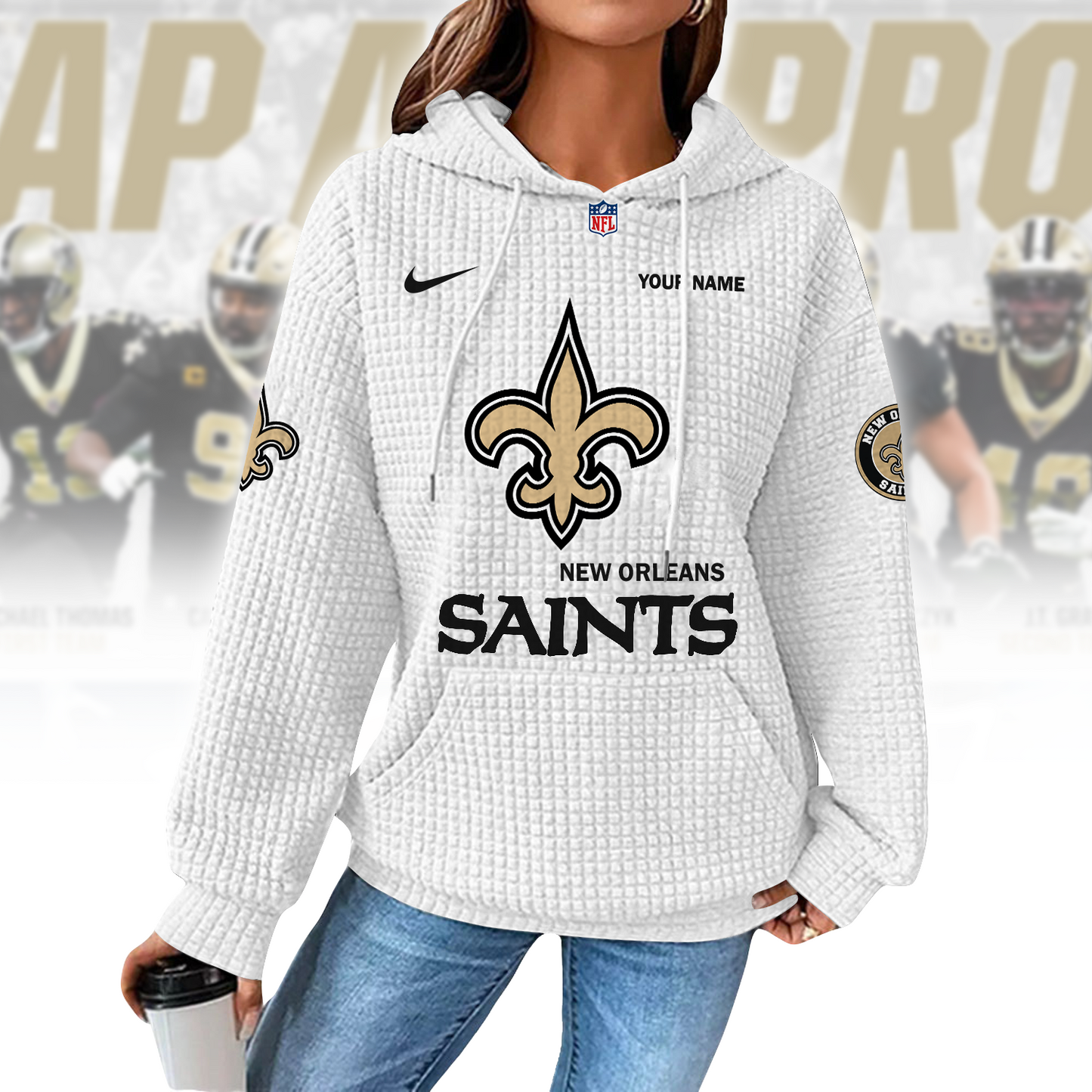 NO x NFL Waffle Hoodie 0310 DatND DVT