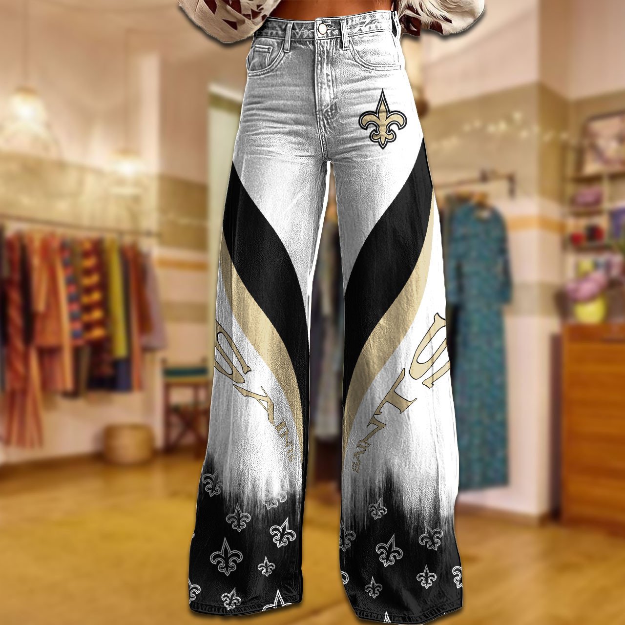 NO x NFL Women's Casual Wide Leg Pants DATND TANTD 281025