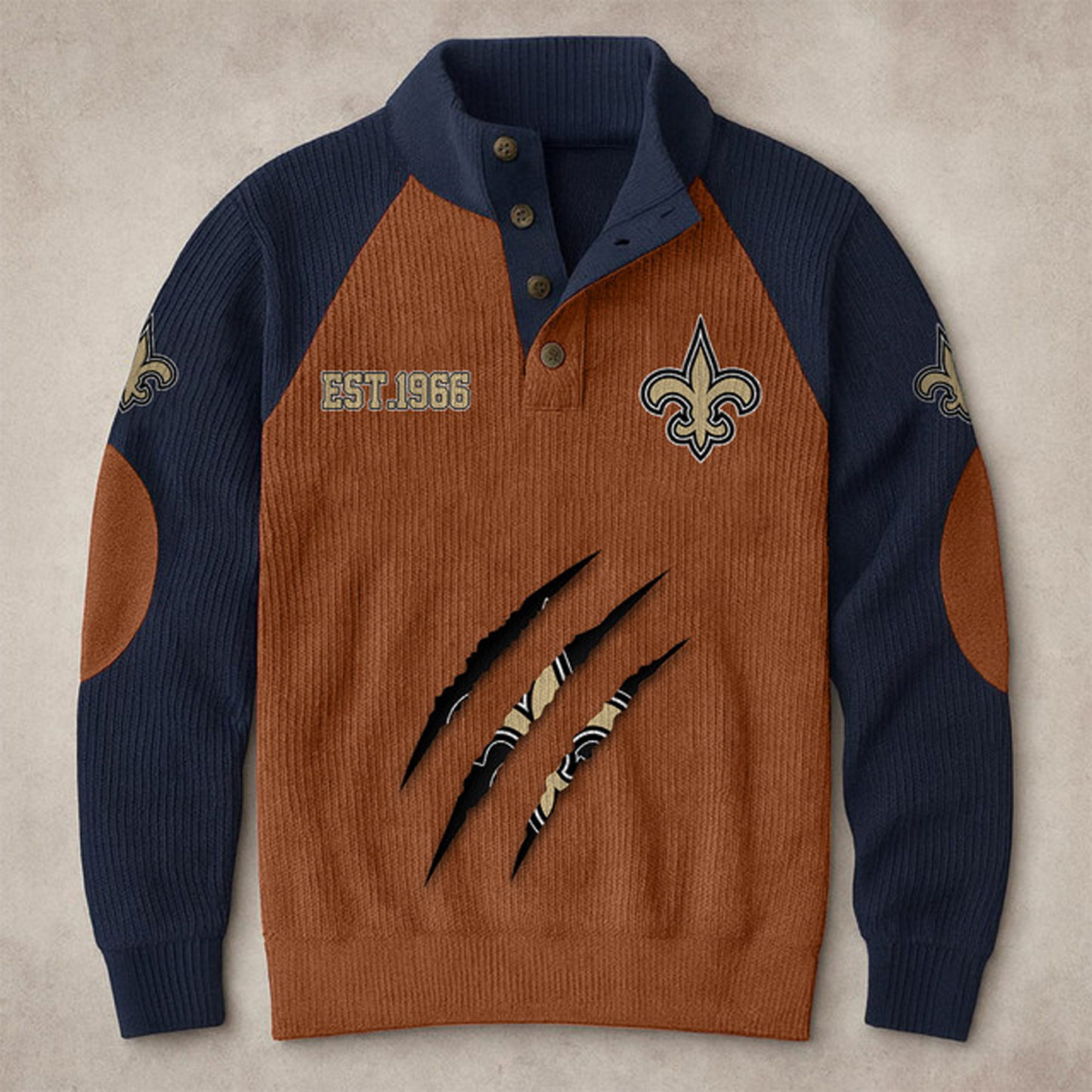 NO X NFL corduroy colorblock long sleeves V1 NAK THUONGNH