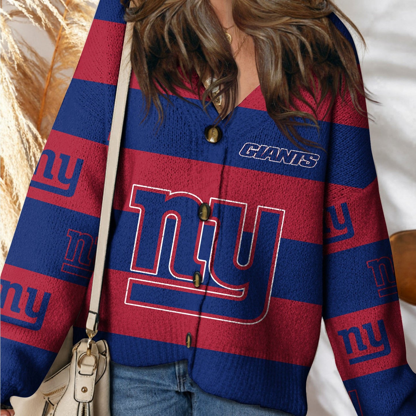 NYG x NFL Cardigan Sweatshirt With Button DatND DVT