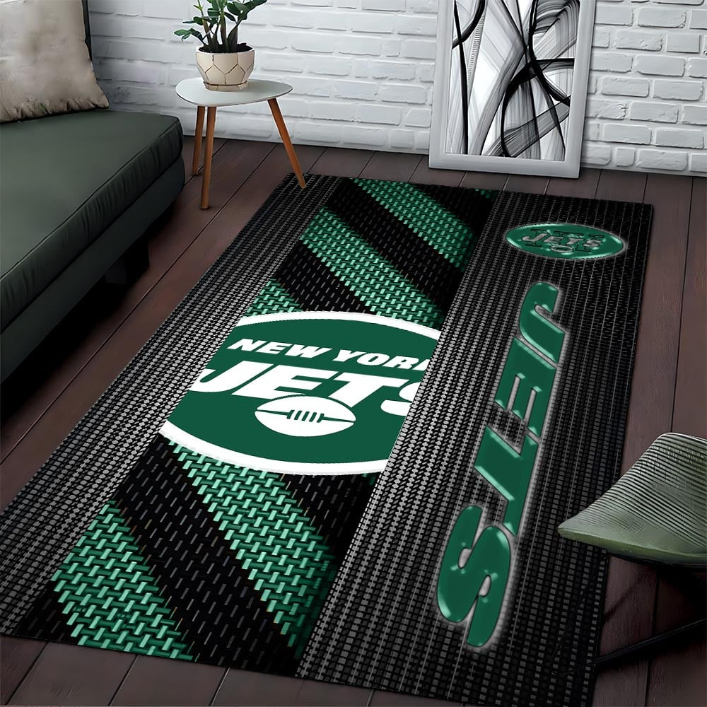 NYJ NFL Chic Armor Carpet Rug DDT NTL