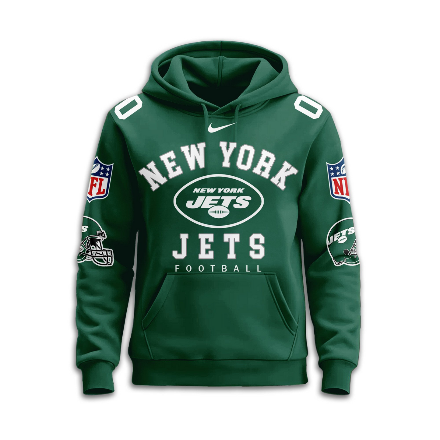 NYJ Premium NFL Custom Game Day Hoodie DDT NTL