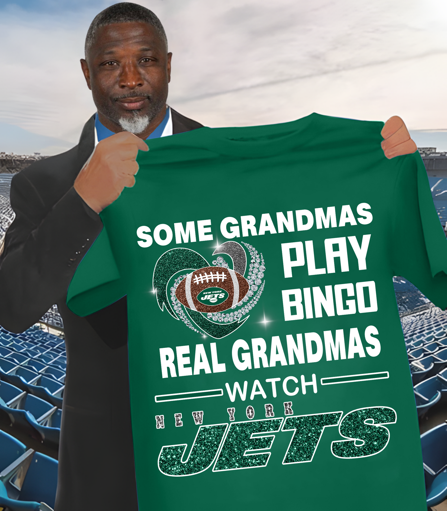NYJ X NFL some grandmas play bingo real grandmas wach DATND THUONGNH
