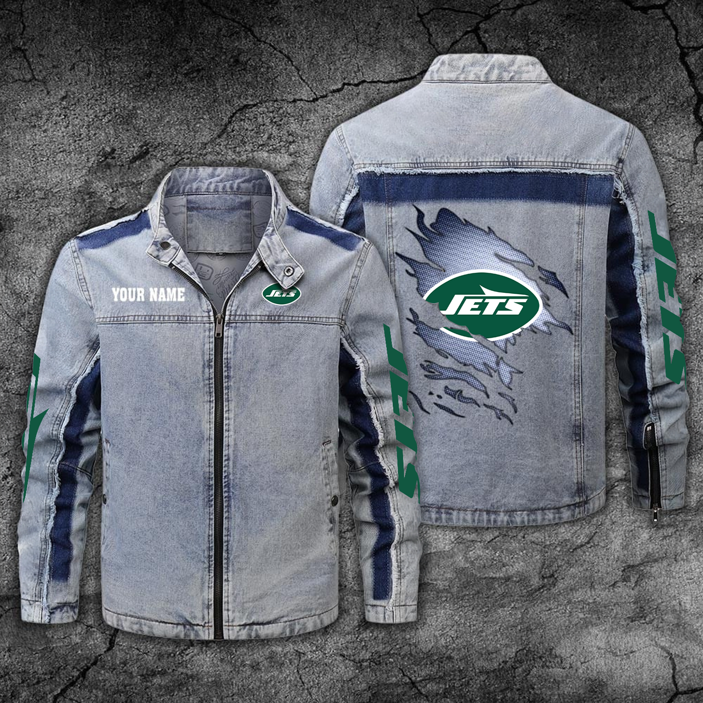 NYJ x NFL Jean Jacket DATND TANTD