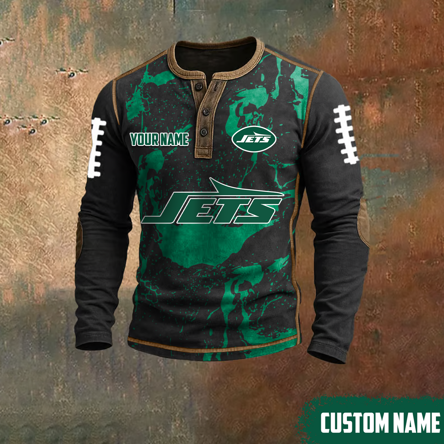 NYJ x NFL LONG SLEEVE SHIRT DATND TANTD