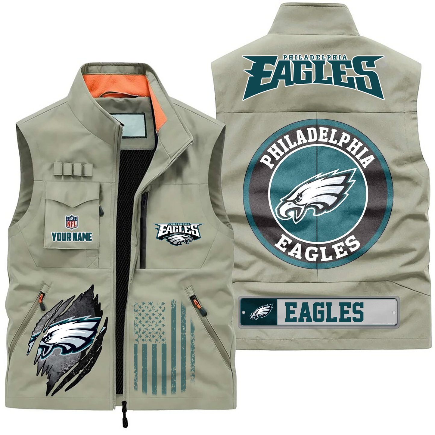 PE Premium NFL Fishing Vest DDT CTND