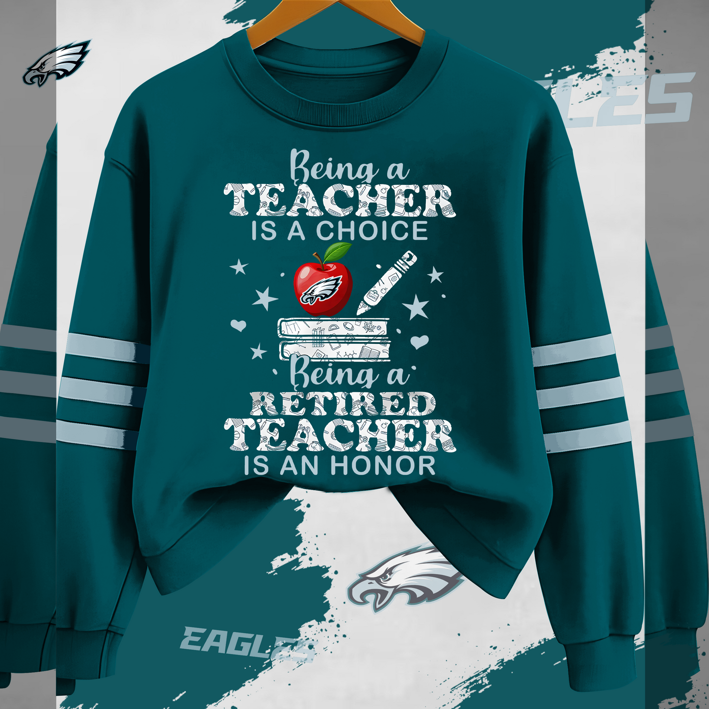 PE Premium NFL Teacher Honor 3D Sweatshirt DDT HLPHUONG