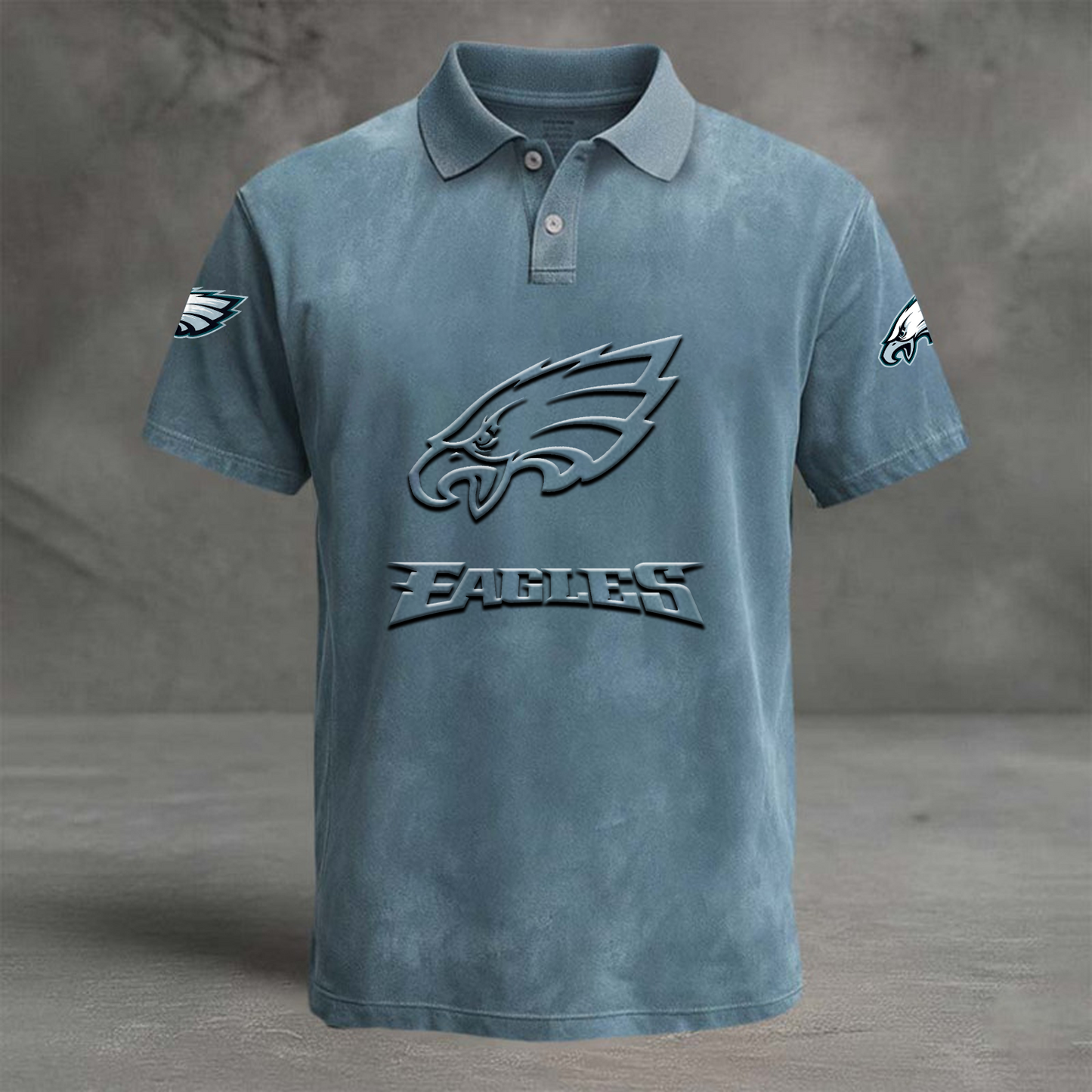 PHI x NFL Embossed Polo Shirt DATND TANTD