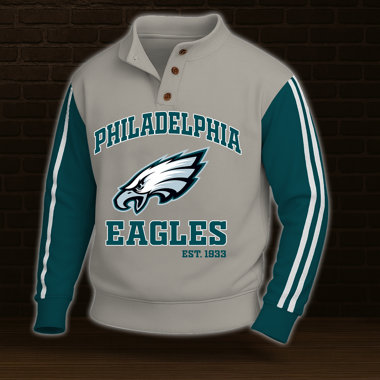 PHI x NFL Stand Collar Sweatshirt DATND TANTD 031025