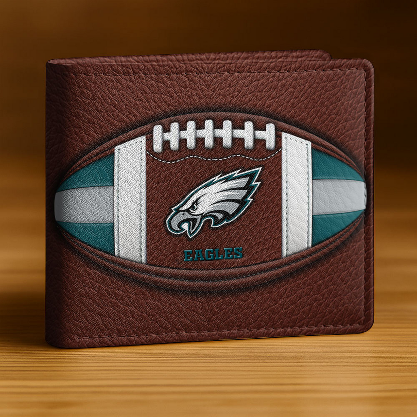 PHI x NFL Football Men Special Brown Wallet DATND TANTD
