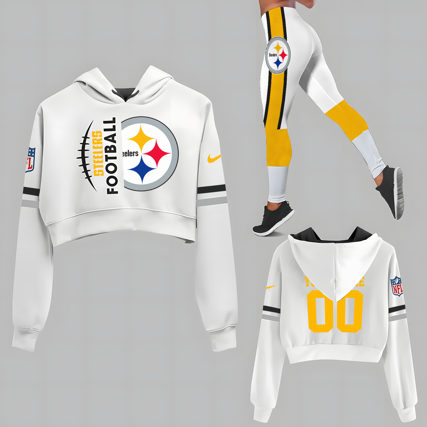 PIT x NFL Set Hoodie And Legging Workout DatND DVT