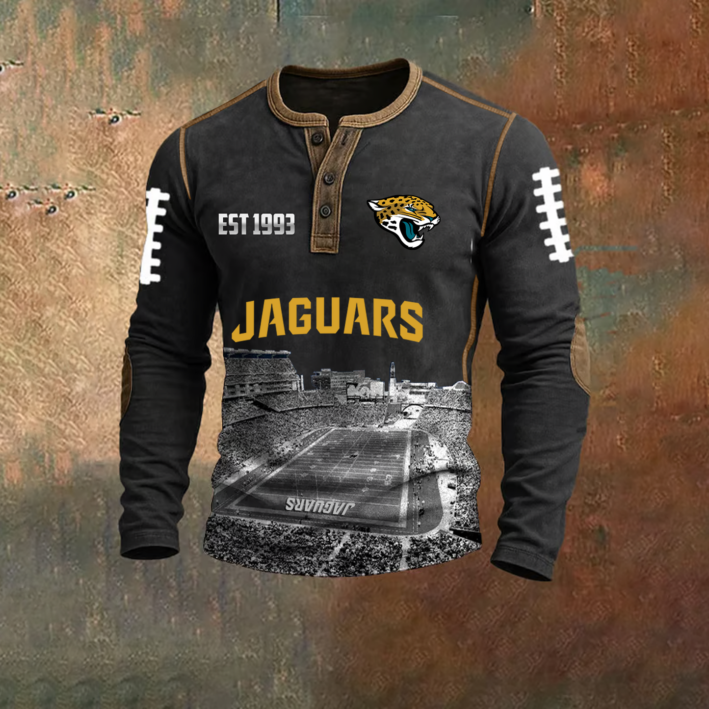 PREMIUM NFL JAC X 2025 Heritage Henley Long Sleeve SHIRT NDT TDT 25