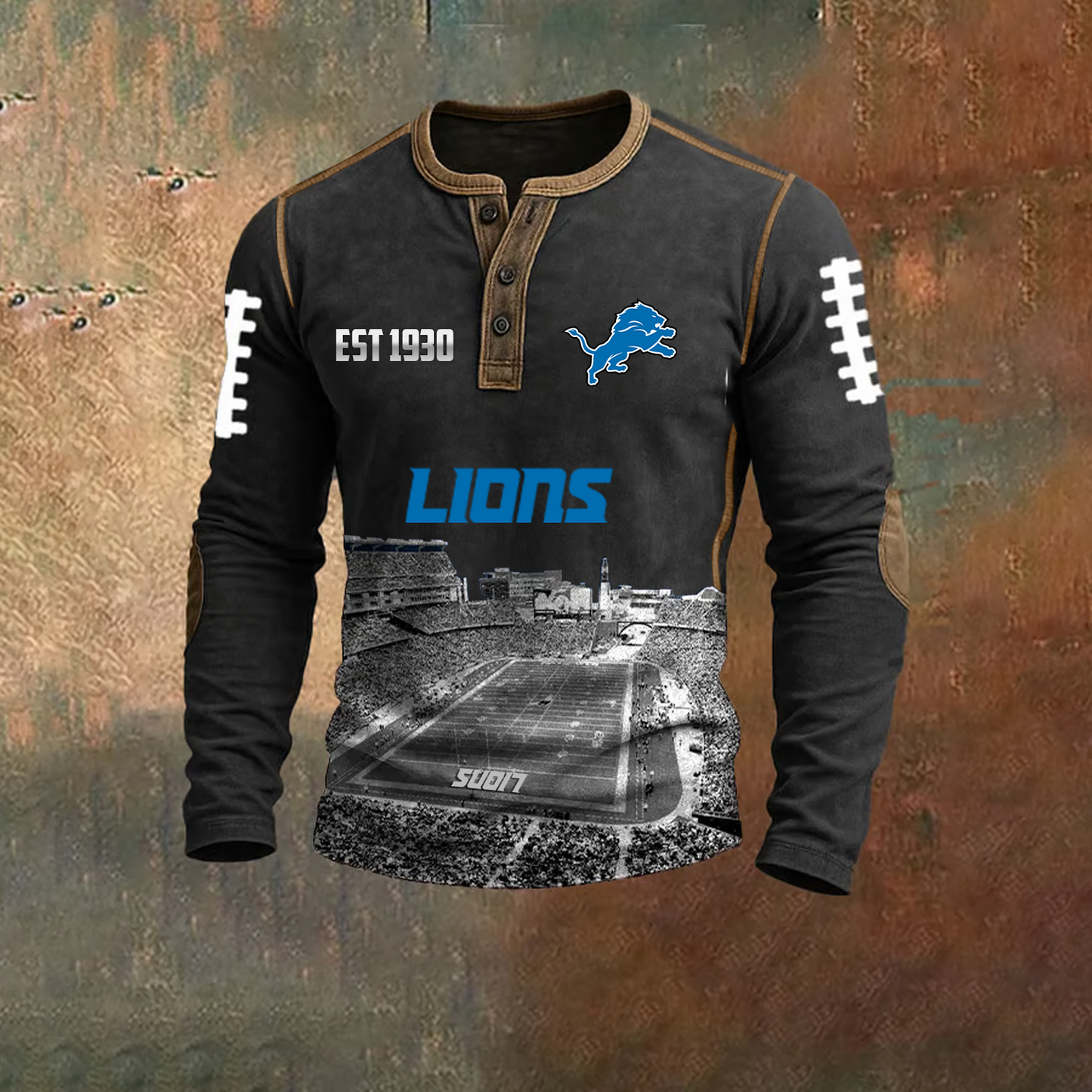 PREMIUM NFL X DET LONG SLEEVE SHIRT NDT TDT 141025