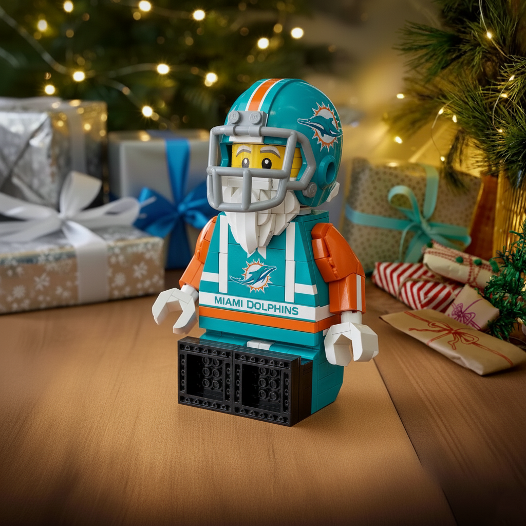 PREMIUM NFL X MIA Team Giant Building Block Figure NDT NHM 3010