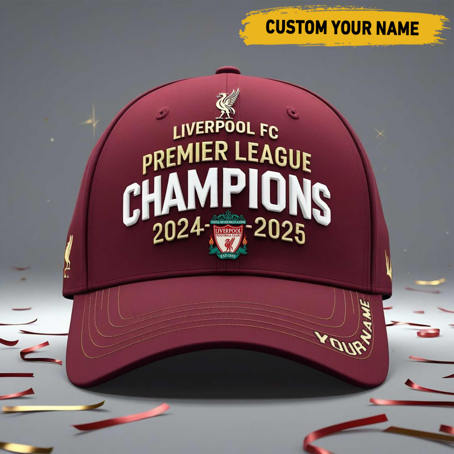 Personalized Name LIV Champions Premier League V8 Classic Cap DDTTTV