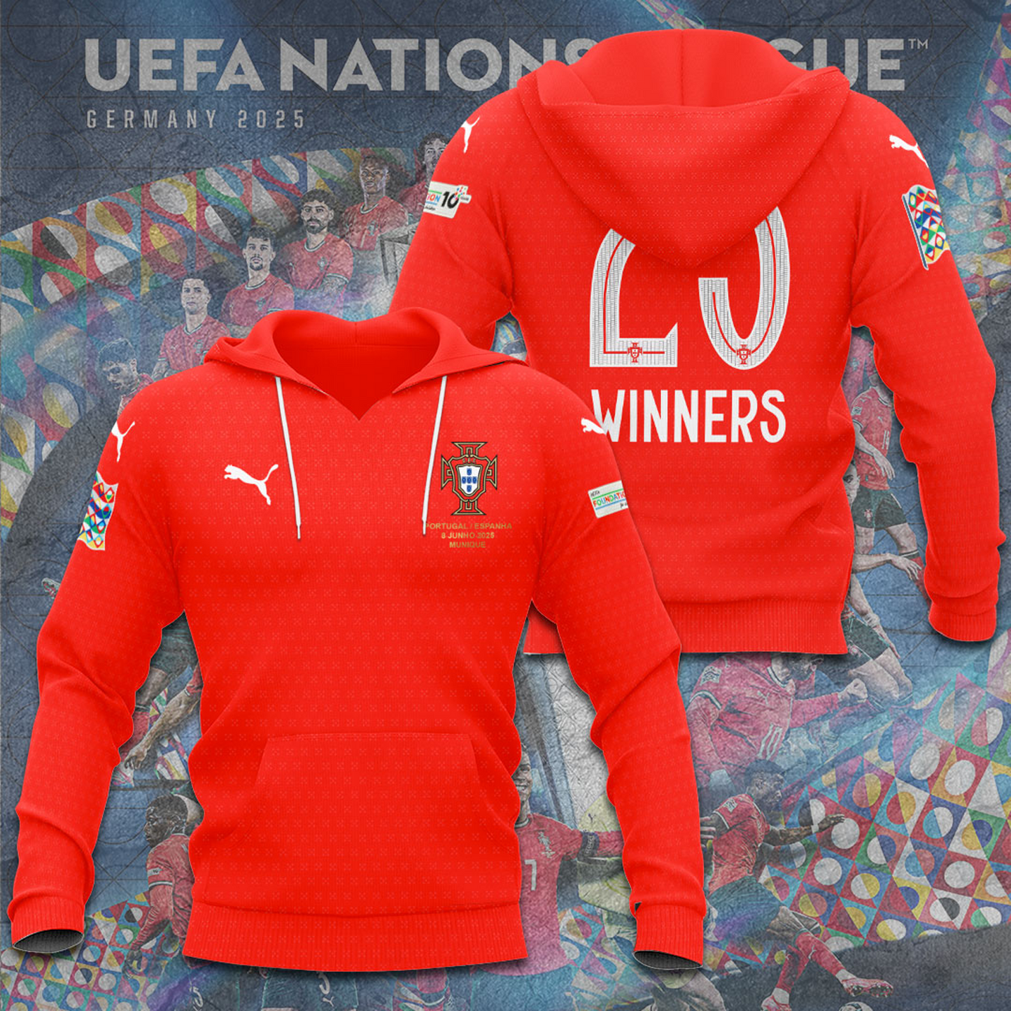 Portugal National Football Team 3D Apparel V4 DATND TANTD