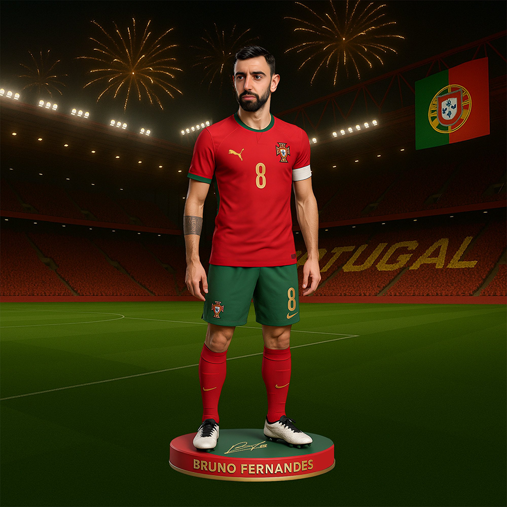 Portugal National Football Team Premium V5 Acrylic Plaque DDTTTV