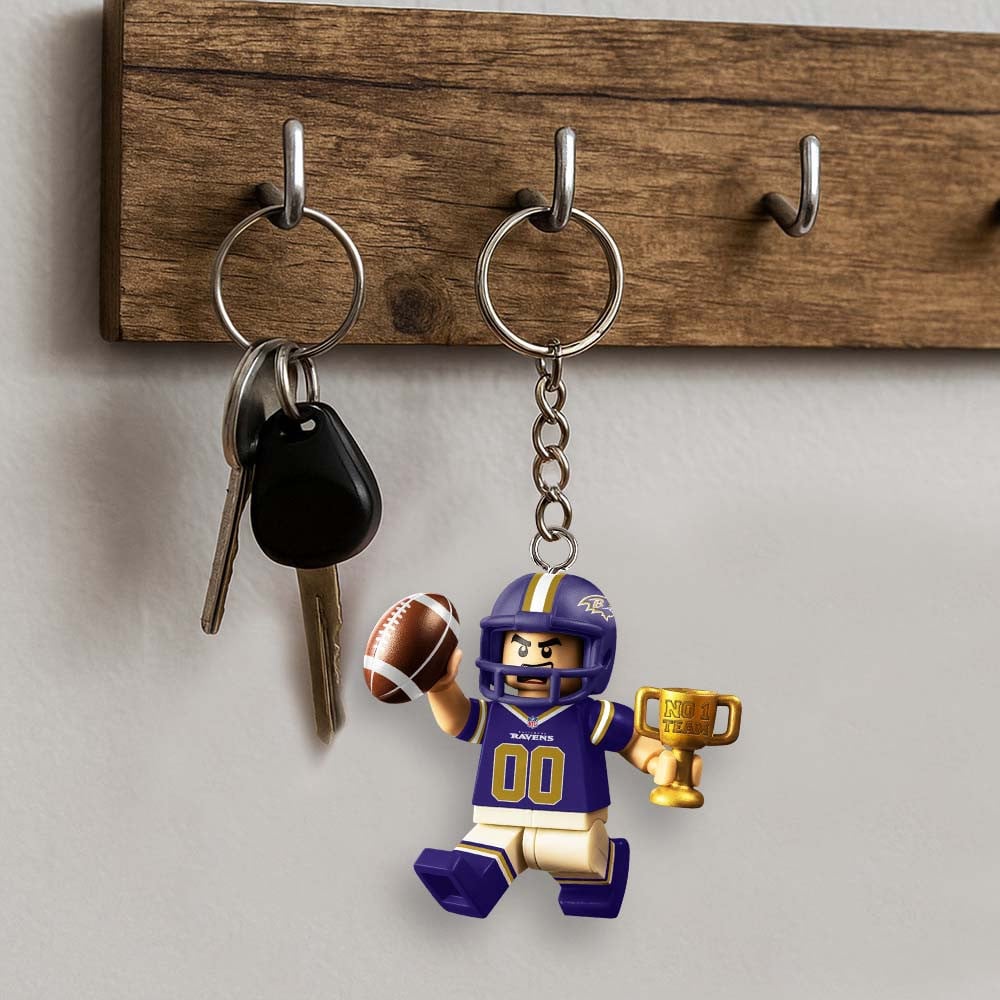Premium NFL BAL Lego No. 1 Key Chain V1 NMD NHM