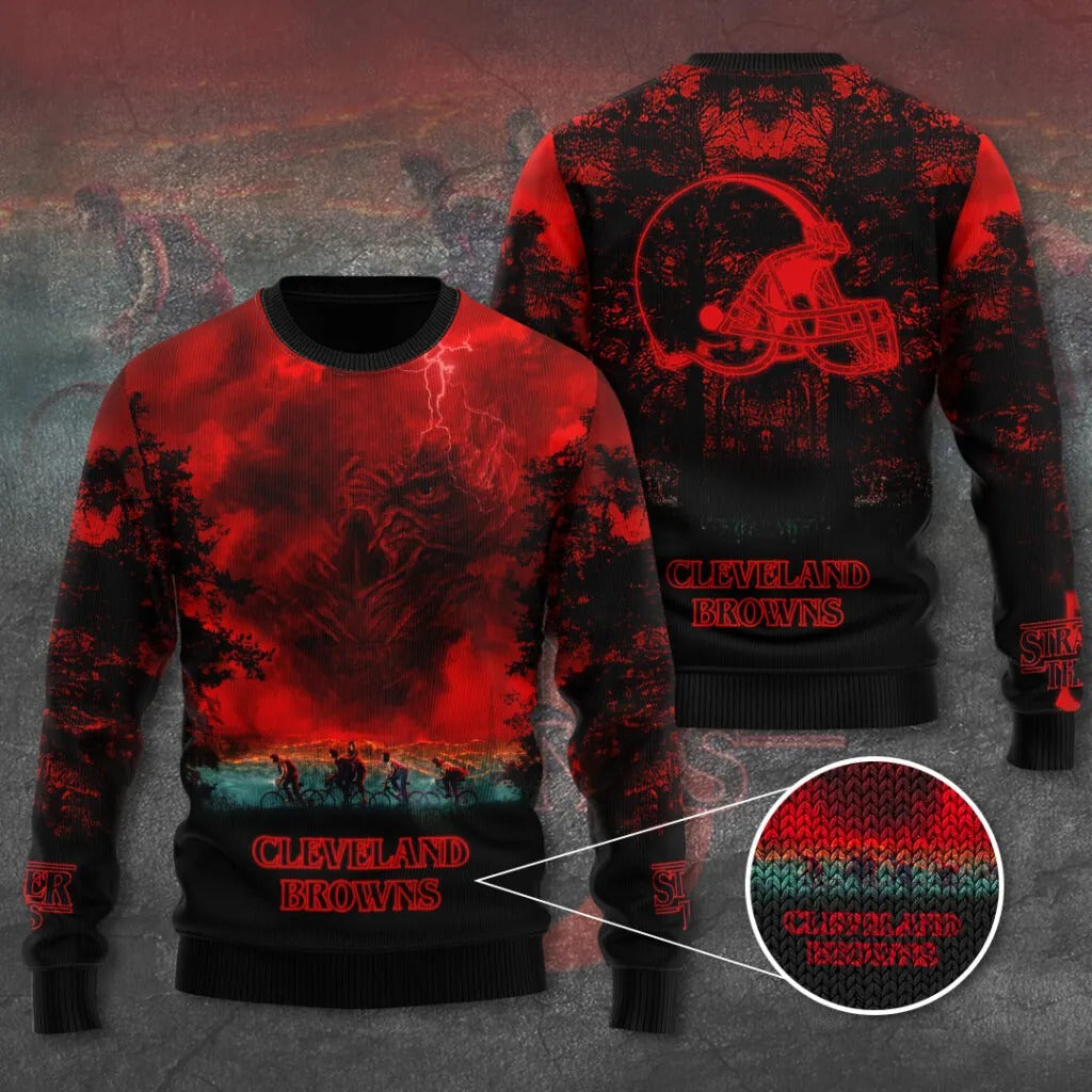 Premium NFL CLE x STGT Ugly Sweater V1 NMD NHM