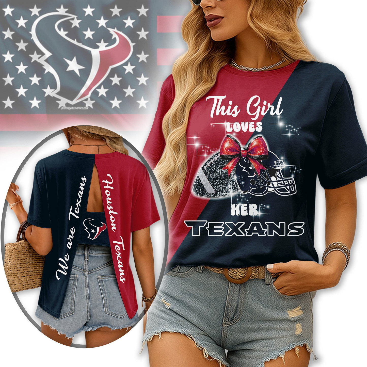 Premium NFL HOUS x Back Slit Short Sleeve NDT NHM