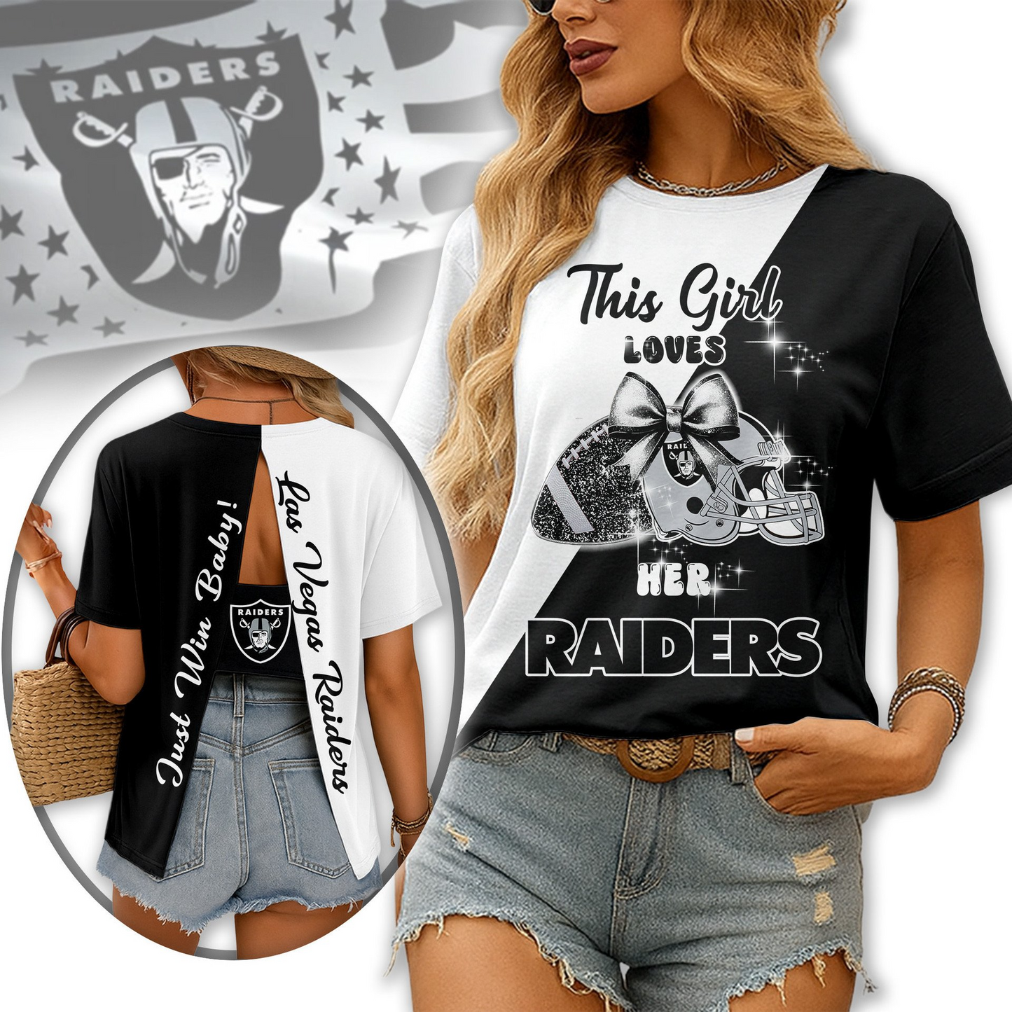 Premium NFL RAI x Back Slit Short Sleeve NDT NHM