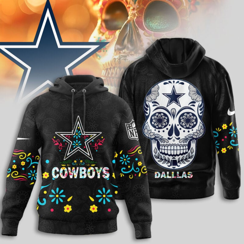 Premium NFL X DAL Dia de los Muertos Limited Editions Hoodie NDT NHM